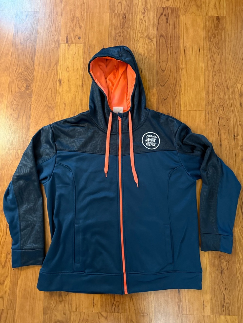 Hot Chocolate Race XXL Blue/Orange Full Zip Hoodie